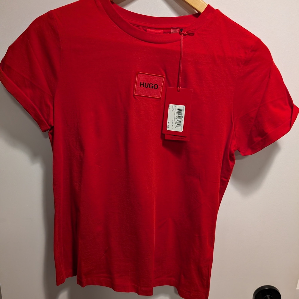 Hugo Women's Red T-Shirt